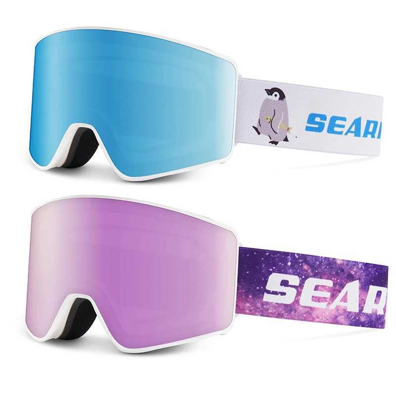 Winter sports mens skiing goggles mountain womens snow goggles anti fog womens skiing goggles outdoor double motorcycle sunglasses CL241017