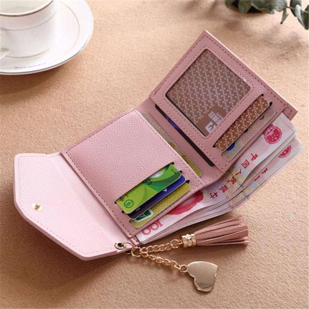 Small Wallets for Women Mini Credit Case ID Window Card Holder Coin Purse