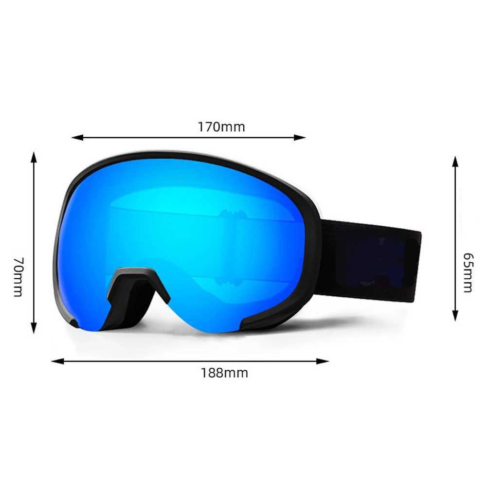 Ski goggles wide field of view anti fog and windproof goggles used for skiing sports CL241010