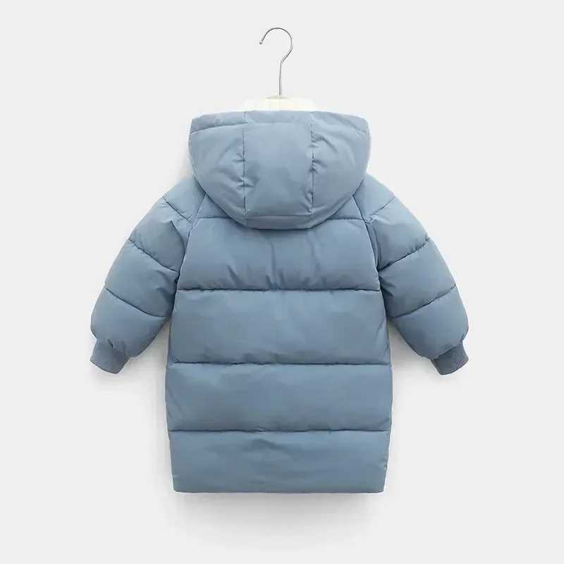 Down Coat 2-12Y Russian Childrens Down Jacket Winter Clothing Youth Boys and Girls Cotton Pads Parka Coats Thick Warm Long Jacket H241010