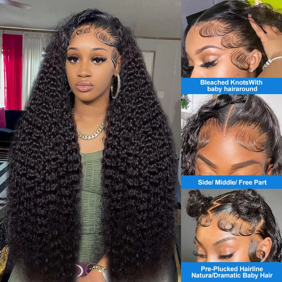 Free shipping 200density Kinky Curly 13X4 Lace Closure Silation Human Hair Wigs 8-20 Inch Brazilian Remy Fluffy Afro Wig for Black Women