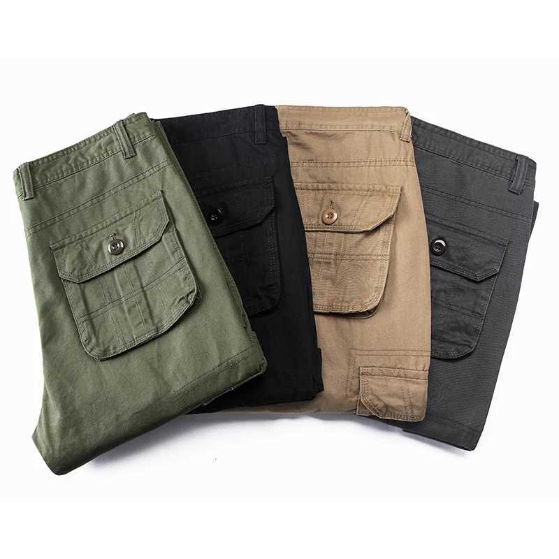 Spring mens cargo pants cotton workwear autumn new style climbing outdoor casual loose mens Pantalones Hombre W241009