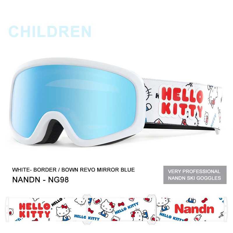 NANDN childrens skiing goggles double-layer anti fog and windproof skiing goggles CL241010