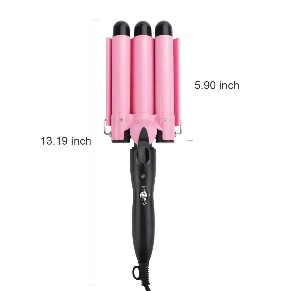 Ceramic Professional Hair Curling Iron Triple Barrel Hair-Curler Irons Hair Wave Waver Styling Tools Hair Styler Wand for WomanXJ2410