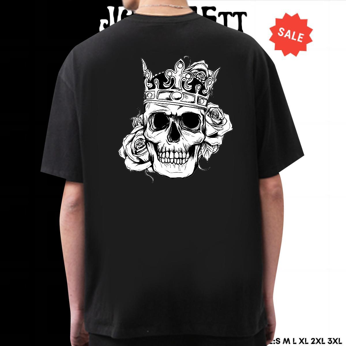 Classic T-Shirts for Men 100% Cotton 230g skull Sport DIY Printed Breathable Tshirt for Man Woman Factory Direct Tops Shirt