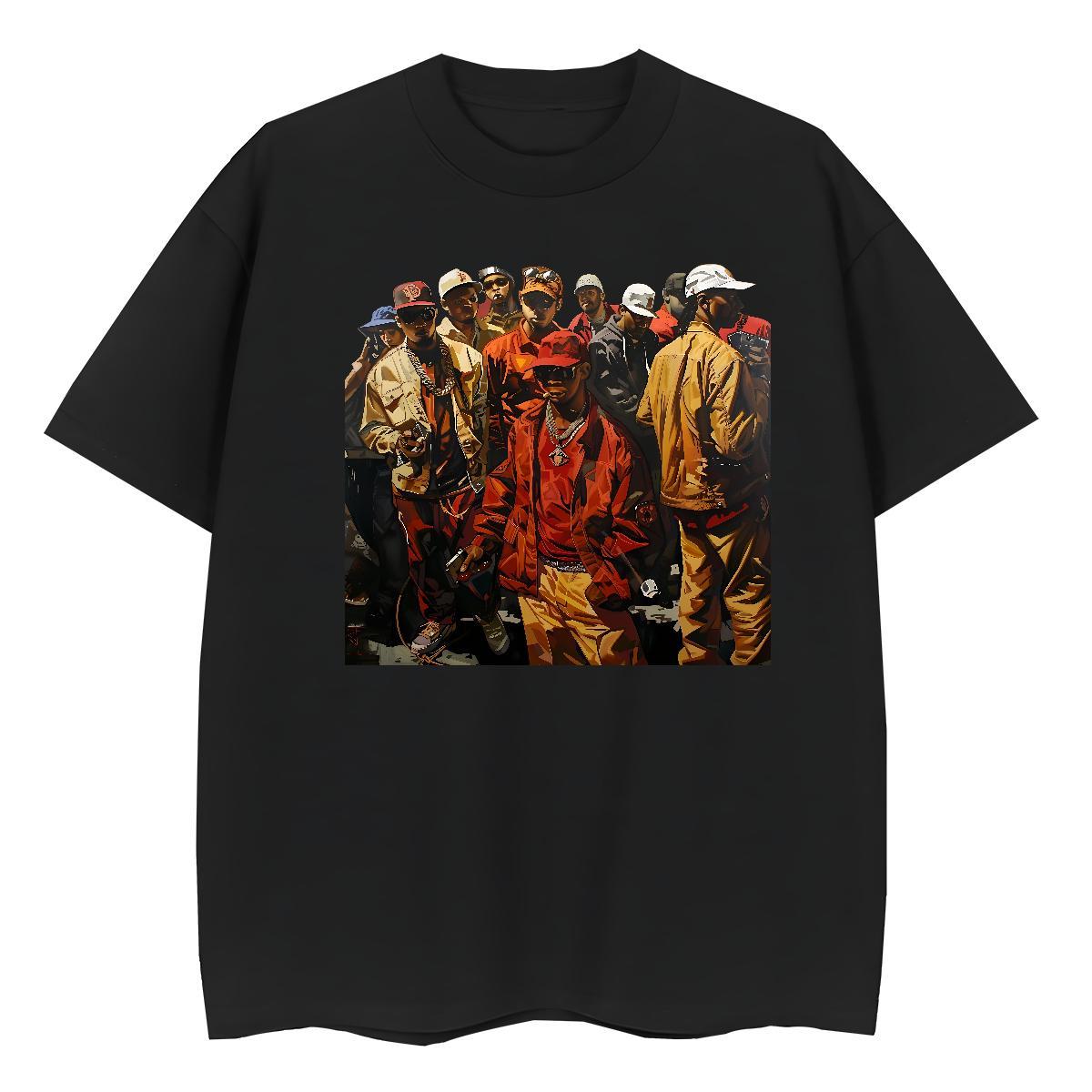 Designer Mens T Shirts 230g Pure Cotton character Casual Beach DIY Printed Breathable Short Sleeve Tshirts Factory Direct Tops Tees