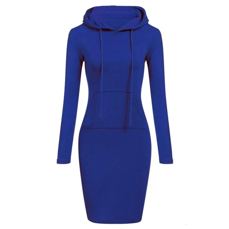 Ladies Dress Autumn Women Hooded Dresses Hoodies Women Sweatshirts Women Hoodies Dress Tops Ladies Clothing 241010