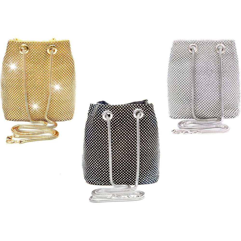 Full Rhie Bucket Bag, Bg Evening Bag Purse for Women