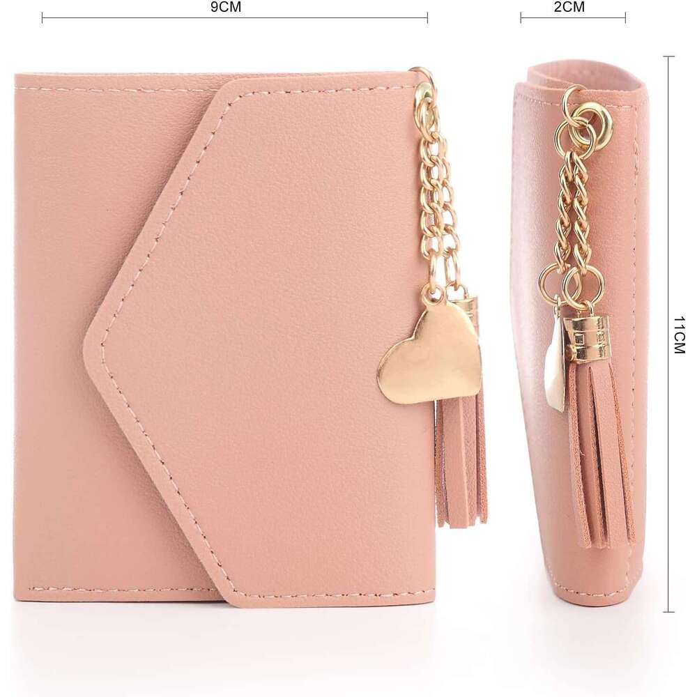 Small Wallet Women,Ultra Slim Pu Leather Credit Card Holder Clutch Wallets for Women