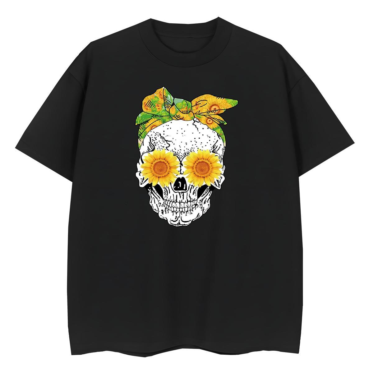 New Arrival Women T Shirts 230g Pure Cotton O Neck Short Sleeves Casual flower Women Tshirts Free Shipping Cartoon Printing L-4XL Clothes Shirt