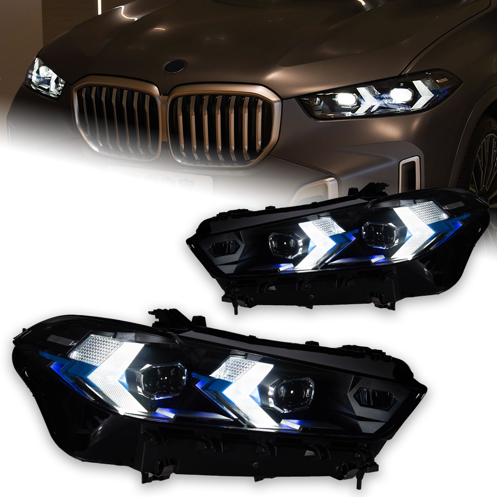 Car LED Lights Upgrade For BMW X5 G05 20 19-20 22 Low Beam Front Lights Dynamic Signal Head Lamp