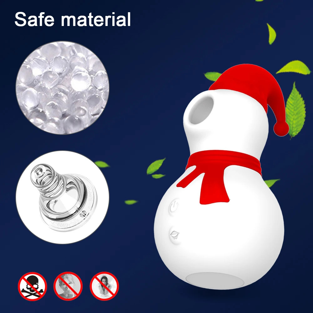 Sucking Vibrators for Female Clitoris Blowjob Sucker Christmas Gift Sucking Sex Toys for Adult Women Winter Snowman 241010