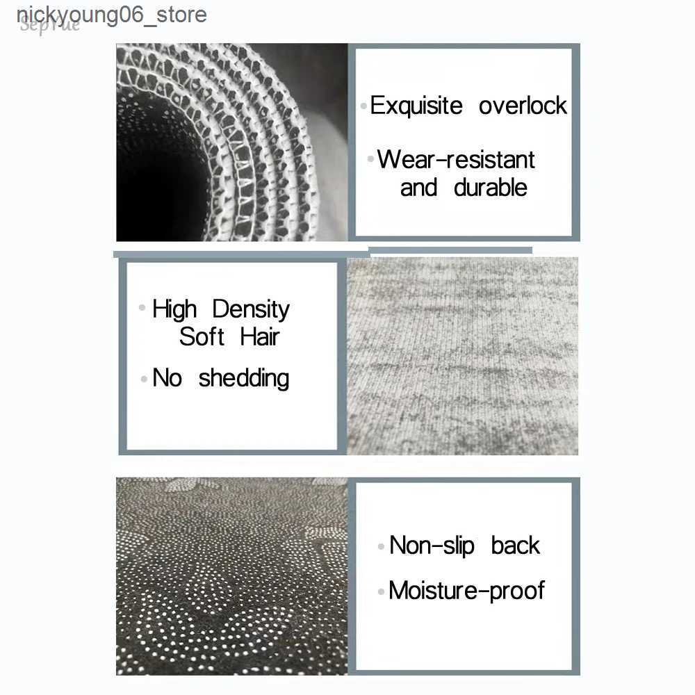 Non-Slip Bath Mats Super Absorbent Kitchen Floor Mat Crystal Velvet Pad Bath Pad Anti-Slip Carpet Kitchen Mats Wipeable Wash Long Strip Carpet L240910