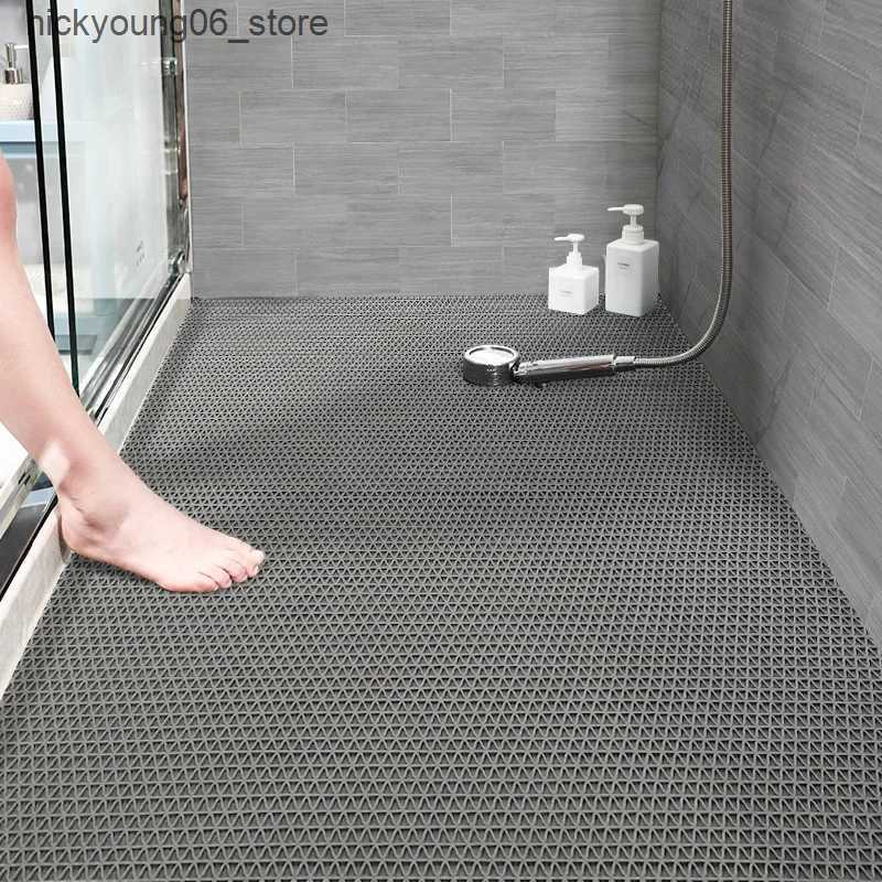 Non-Slip Bath Mats NEW Bathroom Carpet Honeycomb Foot Mat Bathroom Anti-slip Mat Hotel Home Shower Room Bathtub Toilet Bathroom Accessories Set L24091