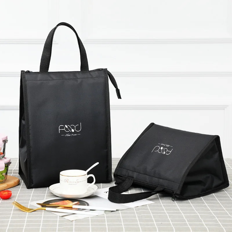 HighCapacity Portable Insulated Lunch Bag Women Kid Picnic Work Travel Food Thermal Storage Container Bento Box Cooler Tote y240925