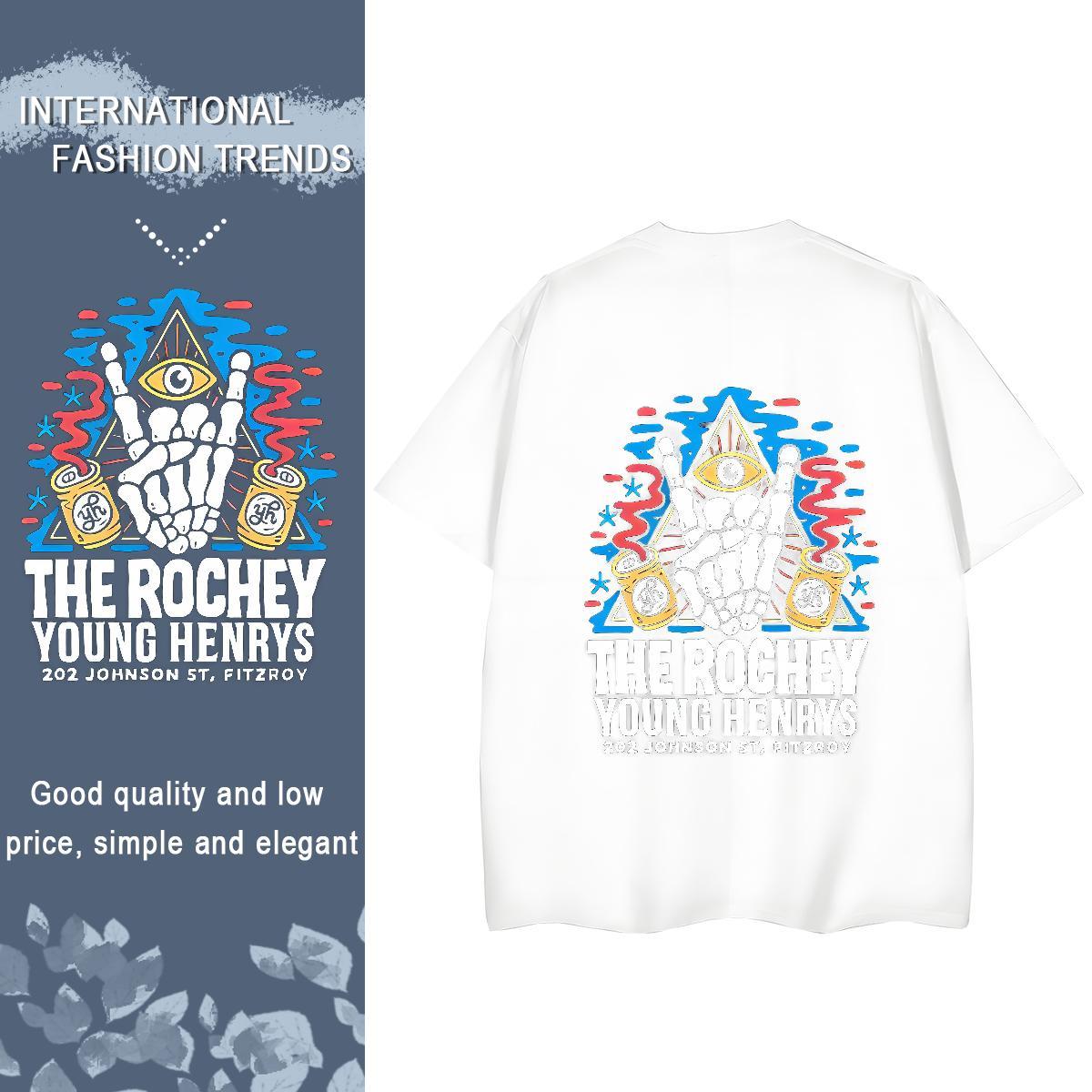 2024 Designer T Shirts Women 100% Cotton 230g Crew Neck Street Wear halloween Women Tshirts Female Black Oversized Clothings