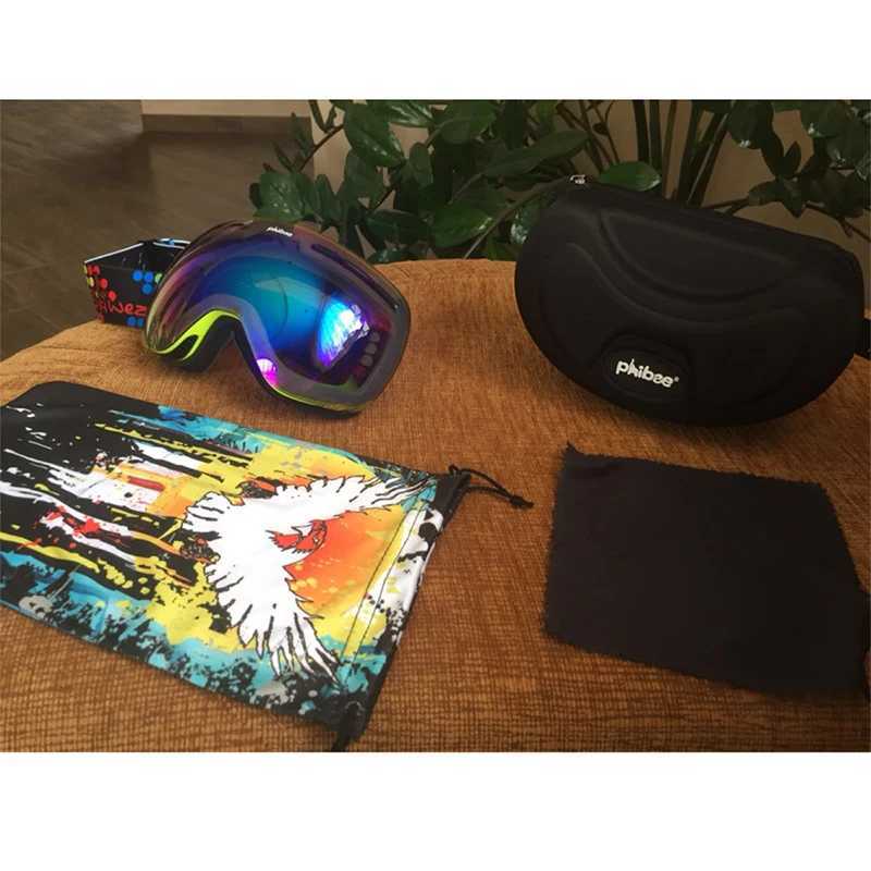 Detector ski goggles mens ski goggles large ski mask ski goggles dual UV400 anti fog CL241010