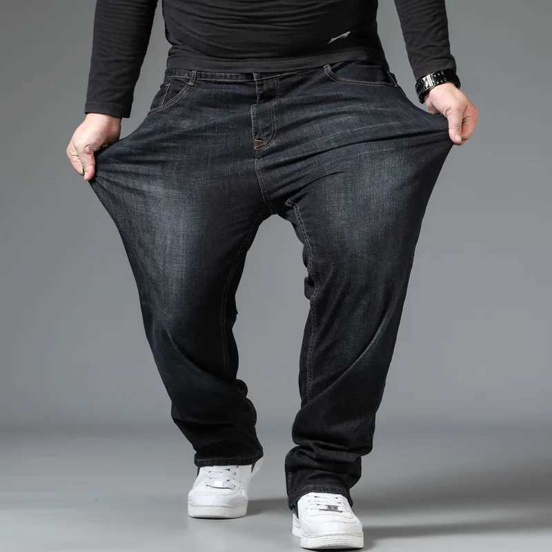10XL Jeans Wide Mens Pants Oversize Jean Baggy Clothes Plus Size Denim Trousers MAN STREETWEAR FASHION Clothing Cargo Male MensX241009