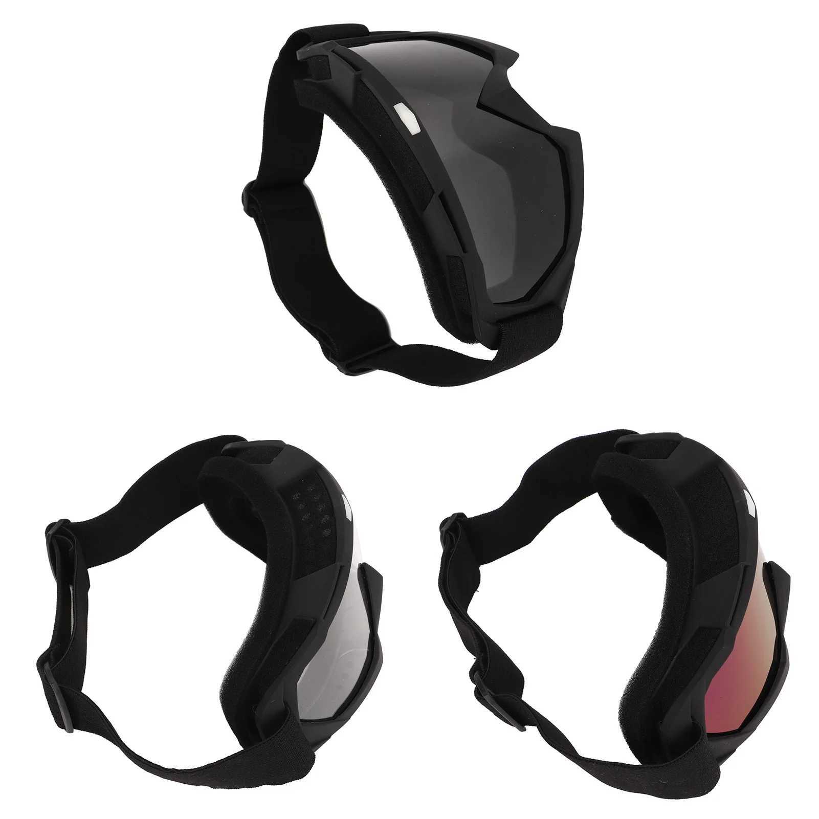 Outdoor skiing goggles sports bike windproof goggles off-road bike dustproof goggles matte black frame snow goggles CL241010