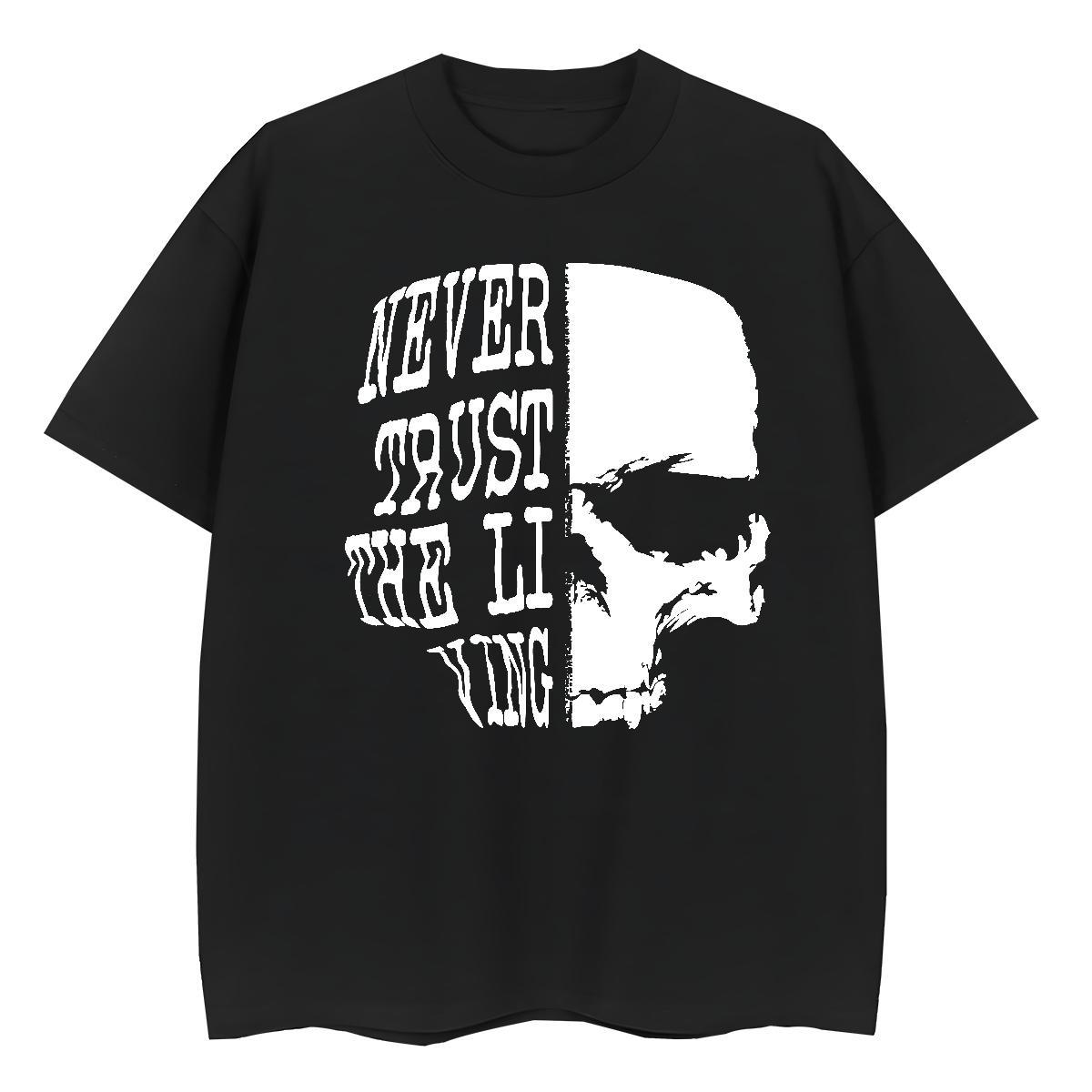 2024 Women T Shirts 230g Cotton Breathable Soft Casual skull Women Tshirts Designer Nice Cartoon Anime Clothes