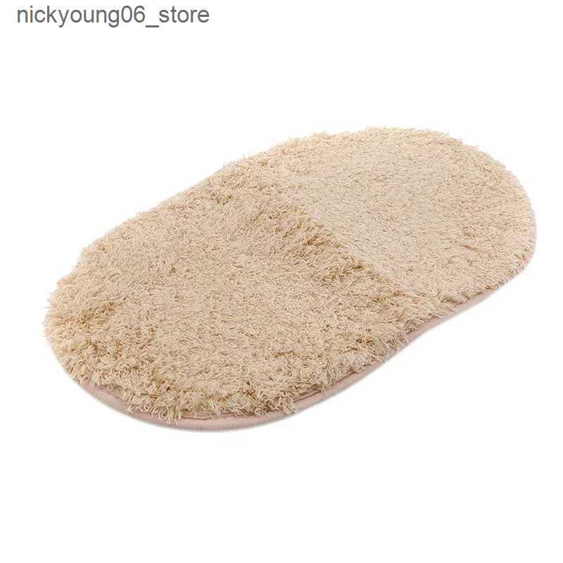 Non-Slip Bath Mats Small Plush Carpet Rugs Absorbent Soft Bath Mat Toilet Floor Mats Bathtub Room Living Room Door Stairs Bathroom Tapetes De Bao L240