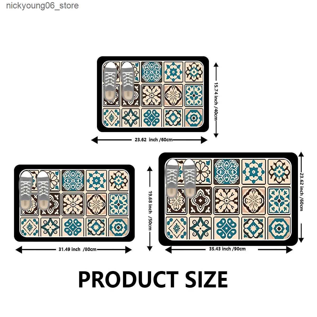 Non-Slip Bath Mats Diotomite Bathroom Mat Non-Slip Foot Floor Mats Quick Dry Super Absorbent Shower Pad Toilet Carpet Doormat Washable L240910