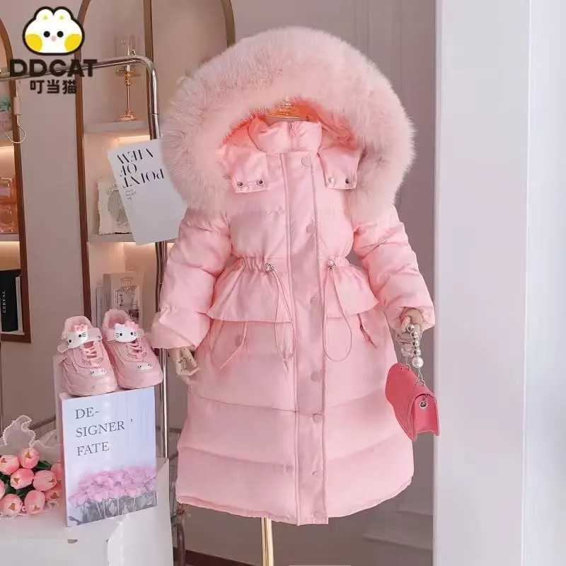 Down Coat New Childrens Park Winter Hoodie Womens Jacket Winter Clothing Warm Thick Velvet Hoodie Baby Coat H241010