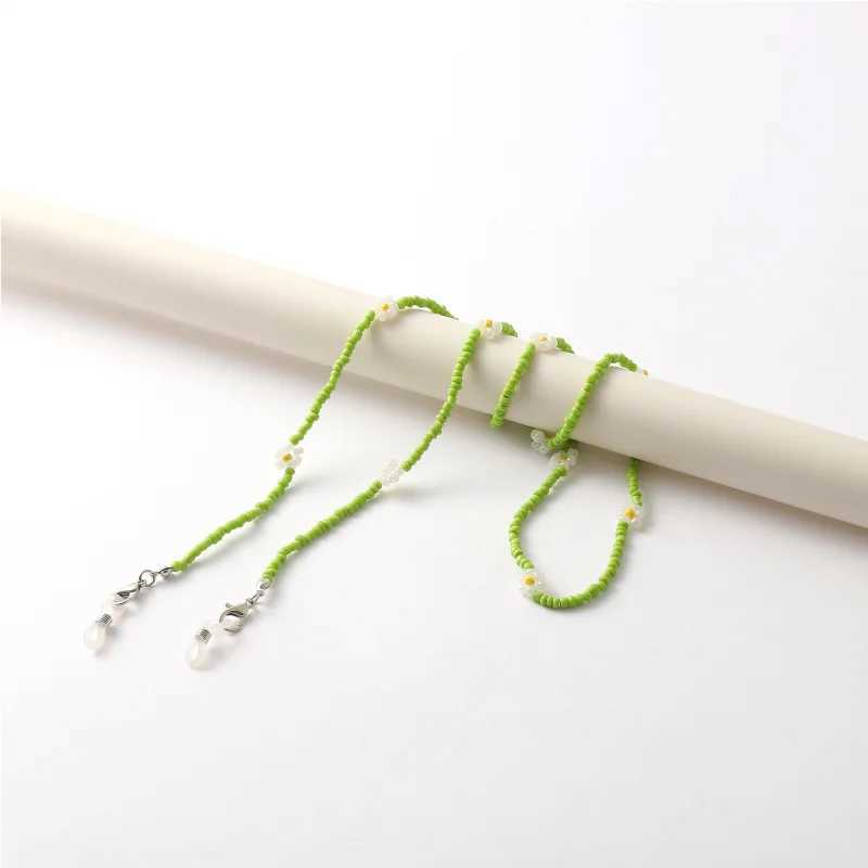 Fashion Colorful Women Face-Mask Strap Rice Beads Glasses Chains Anti Slip Eyeglass Chains For Sunglasses Chain Necklace JewelryX241010