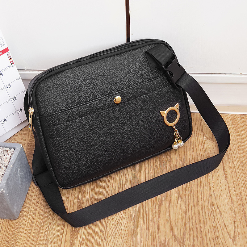 Girls Crossbody Bags Fashion Lady Wallet 5 Colour Classic Embroidered Small Square Bags Zipper Design Crossbody Shoulder Bag Tote Bag CRD2410102