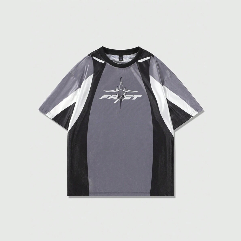 Neck Short Crew Men Sleeve 3D Print Breathable Trendy Football T-Shirt For Daily Life