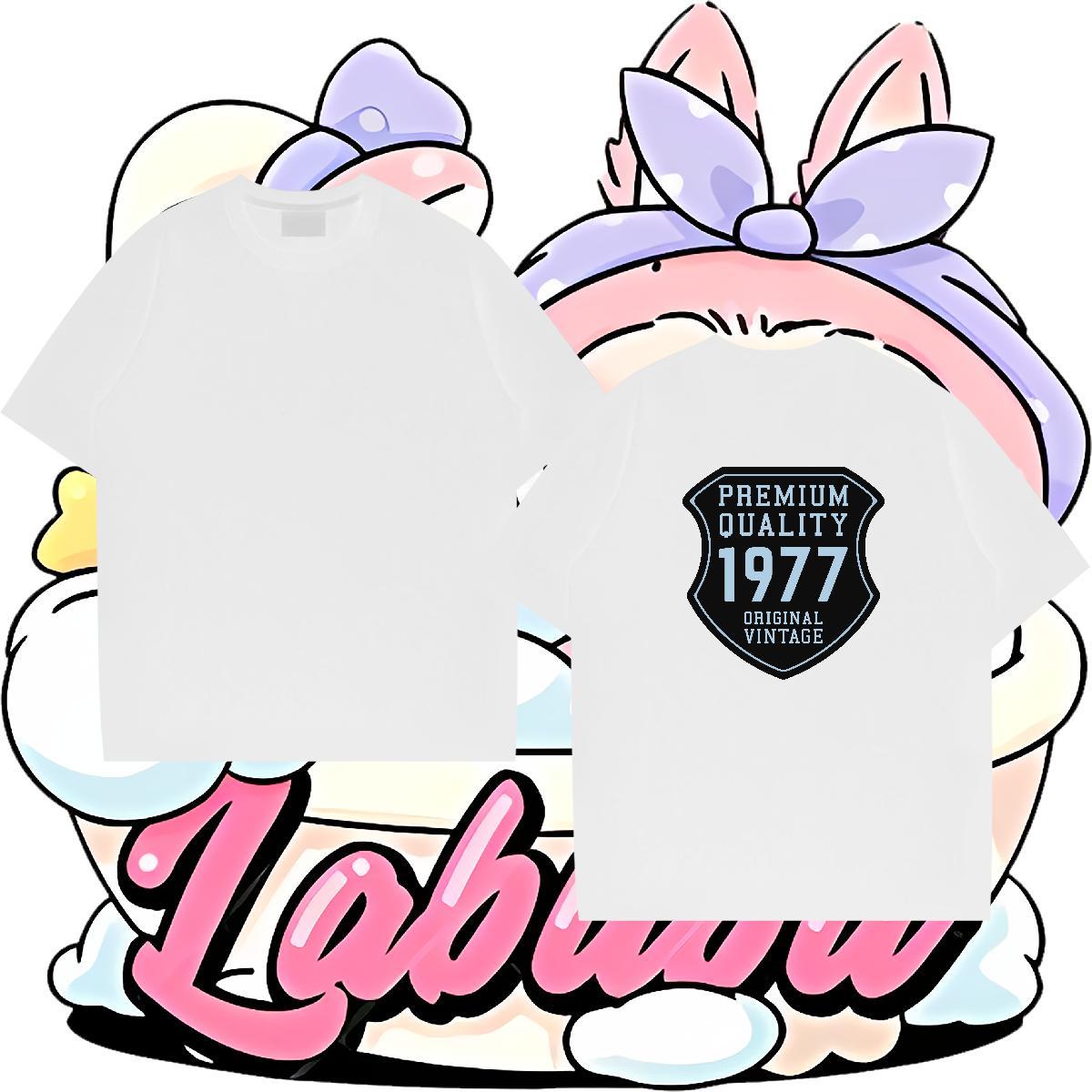 Soft Men T Shirts 230g 100% Cotton letter Beach DIY Printed Breathable Short Sleeve Mens Tshirts Fashion Design Tees