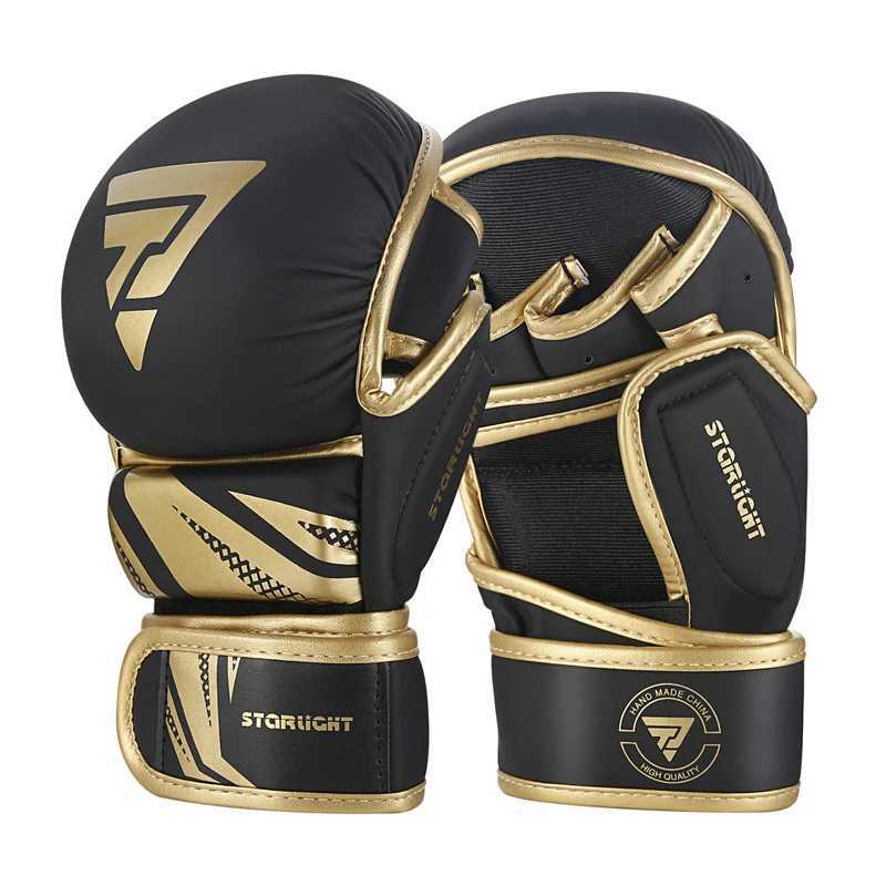 Professional MMA boxing gloves PU leather MMA combat martial arts boxing gloves Karate Muay Thai training gloves W241010
