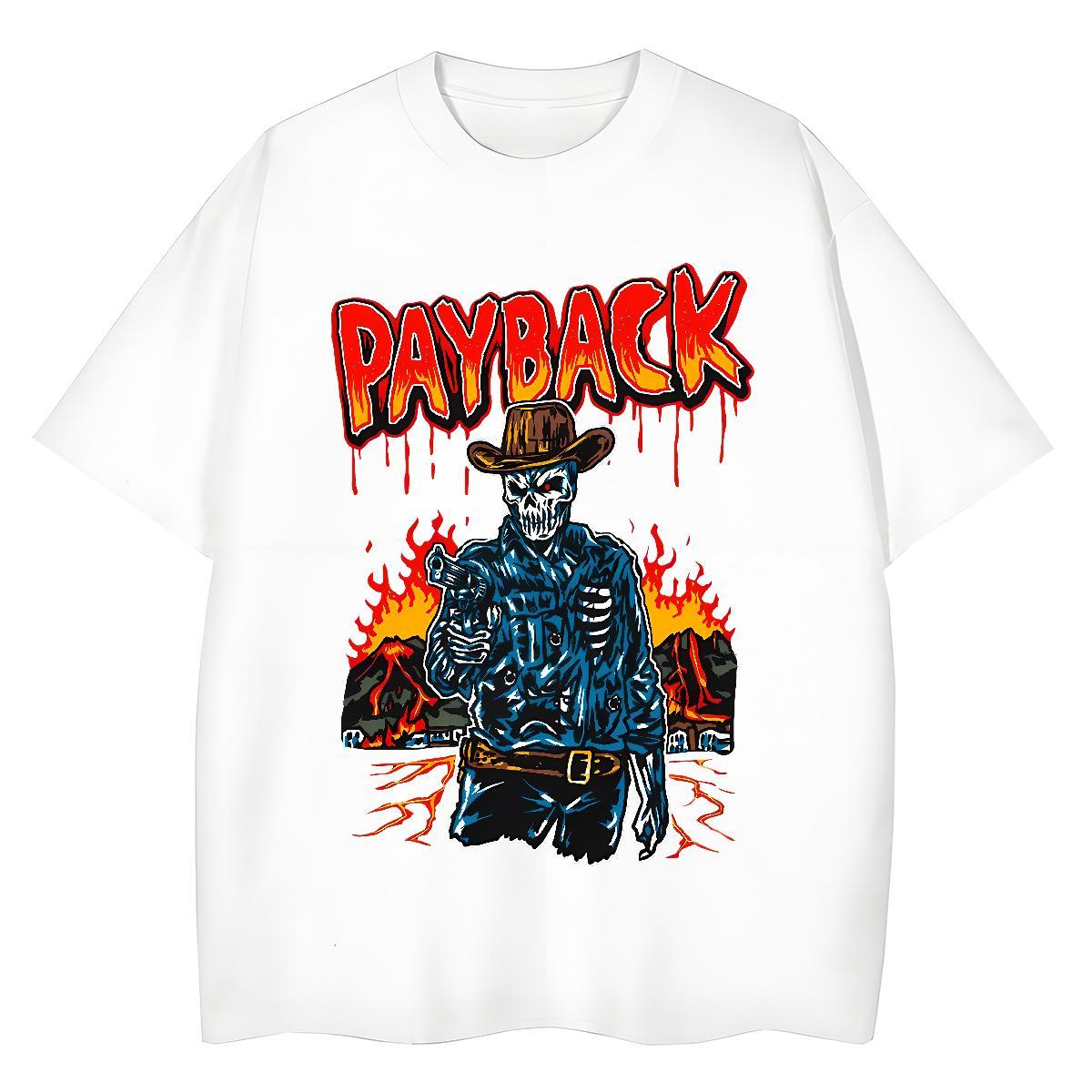 New T Shirt For Woman 230g Cotton Breathable Soft Street Casual skull Women Tees Female Oversized Top Tees