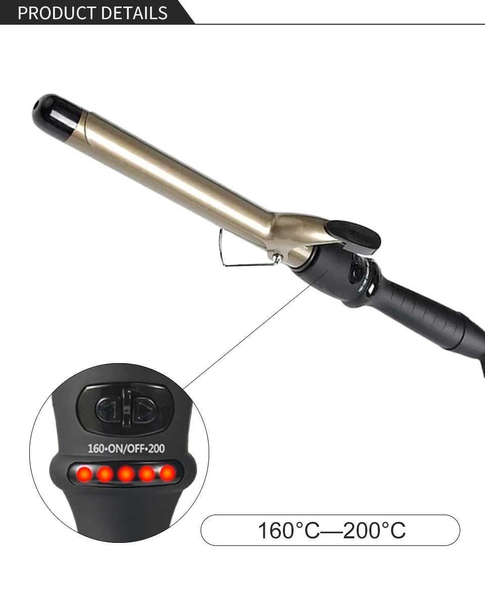 professional hair curler electric curling iron More size 25 28 32mm Hair Care Styling Tools Ceramic Wave Magic StyleXJ241010