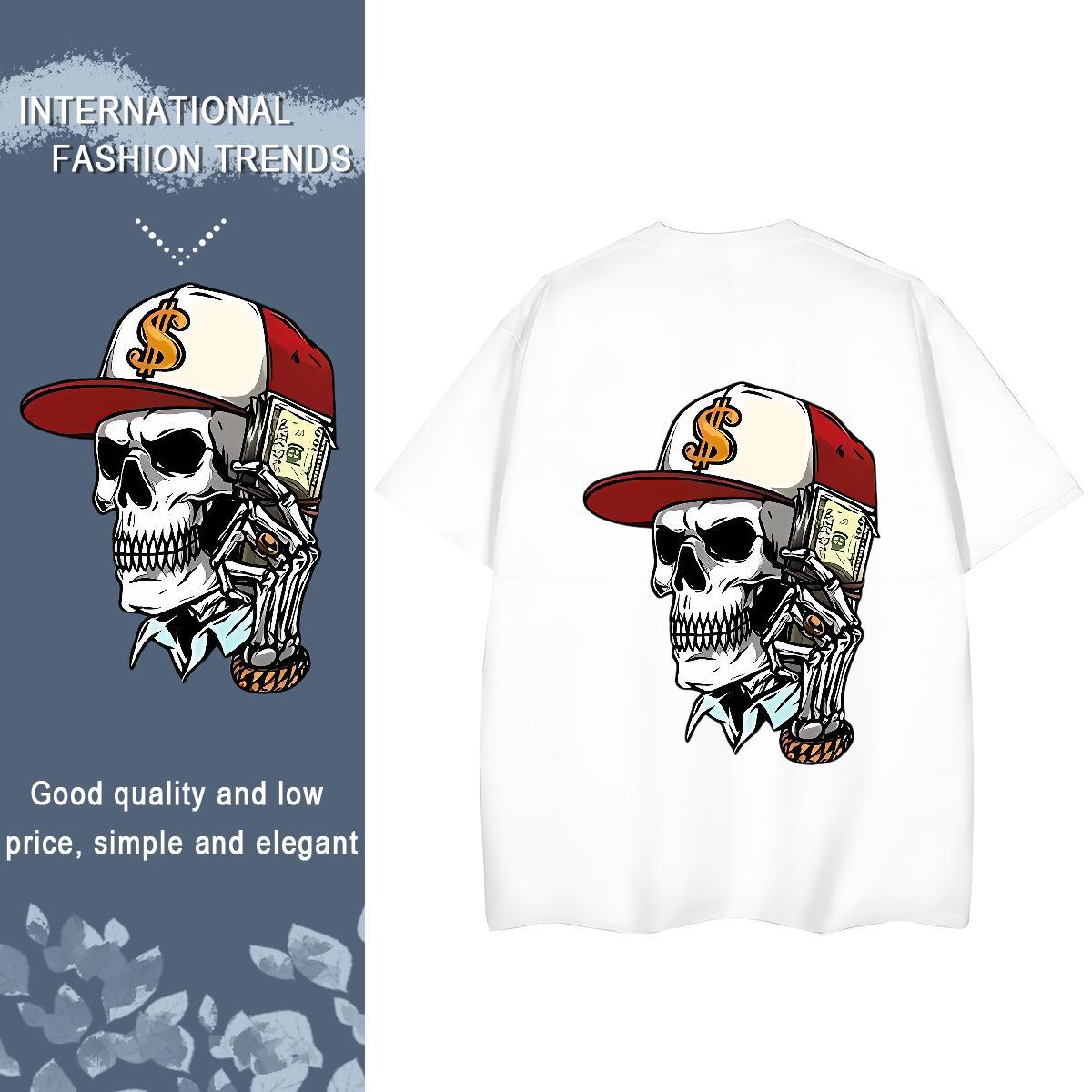 Fashion New Woman T Shirts 230g Pure Cotton Short sleeve Soft Beach hat Lady T shirt Loose fit Black Oversized Wear