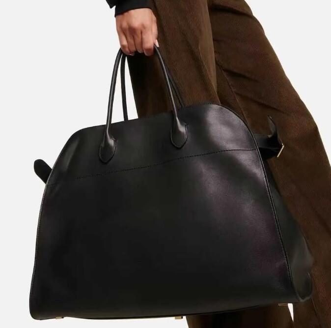 Margaux15 Cowhide Retro Large-capacity Tote Versatile Commuter Shoulder Womens Soft Genuine Leather Boston Bag For Storage Handbag 9013