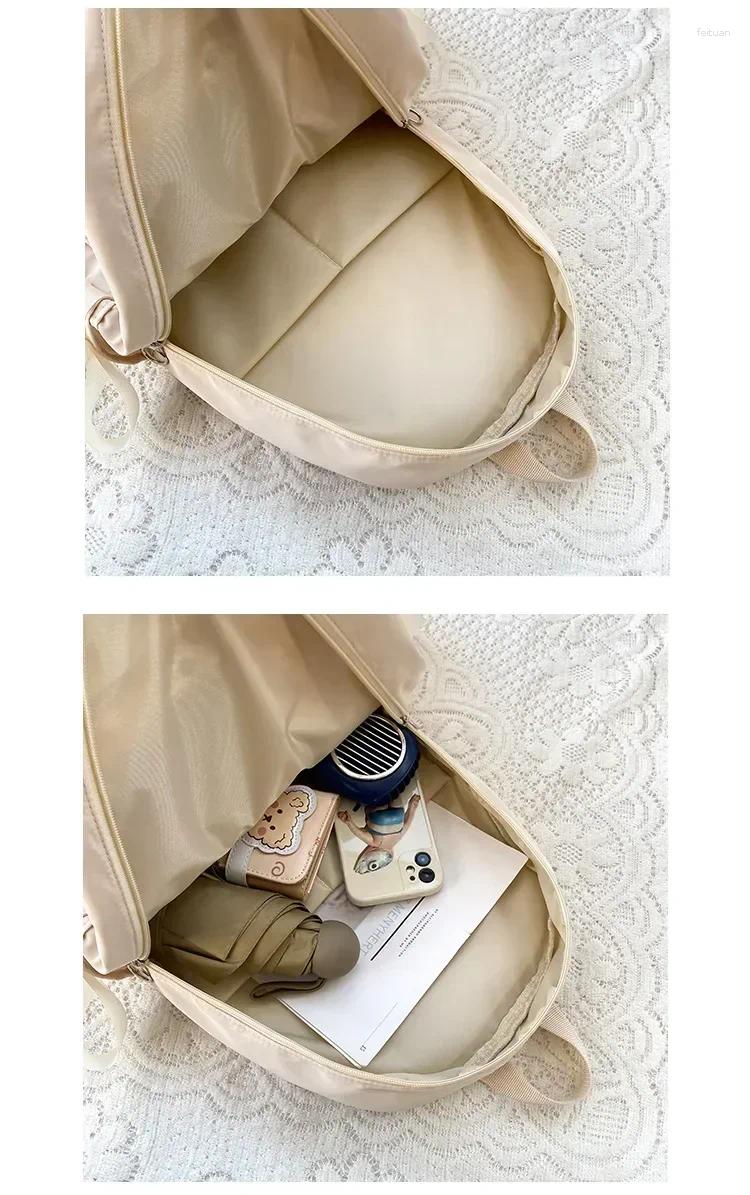 2025 NEW School Bags Backpack Fresh And Sweet Middle Schoolbag High Capacity Korean Junior Student Girl zhanyishengli