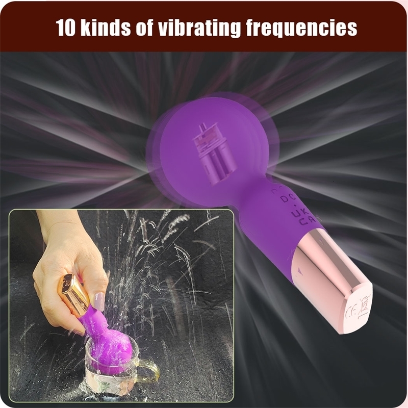 Mini AV Stick Vibrators for Women Powerful Click Vibrator Massager Female Sex Toys G Spot Clitoris Stimulator Adult Sex Products 240914