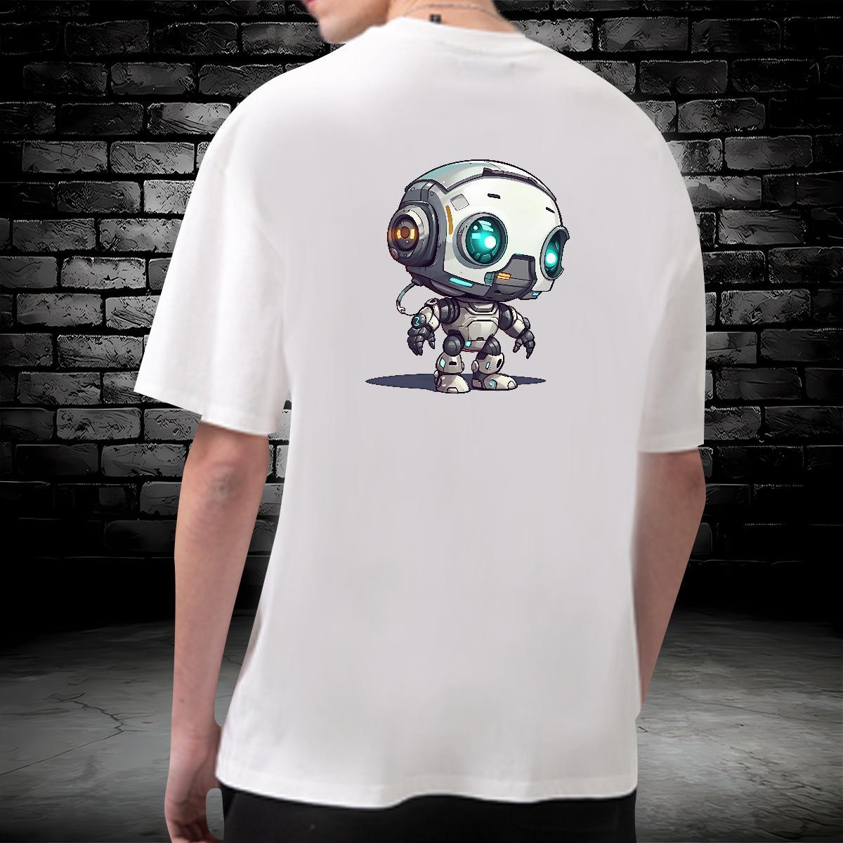 Unisex Men T Shirts 230g Pure Cotton ET Daily Wear Anime Breathable Short Sleeve Men Tops Tees Classic Casual Clothes