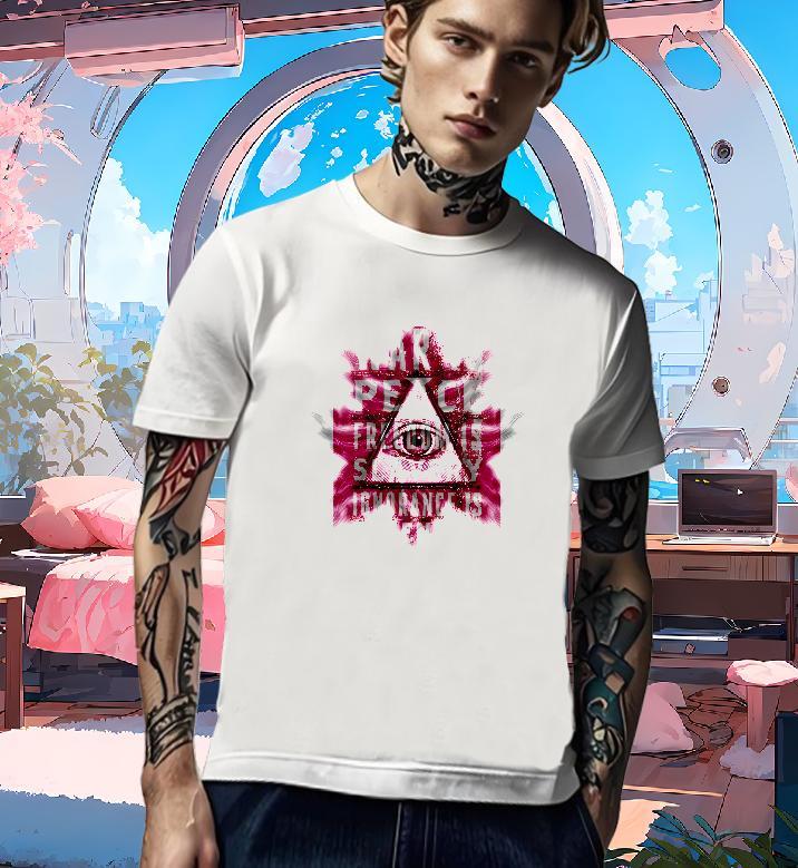 Brand T-Shirts 100% Cotton 230g eye of the devil Casual Beach Custom Printing Short Sleeve Soft Couples T Shirts Factory Direct Tops Shirt