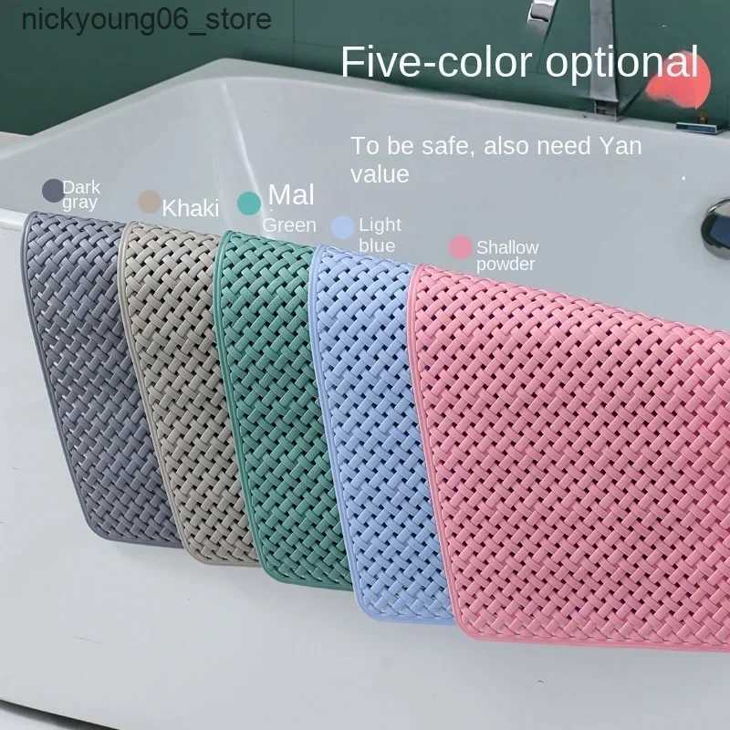 Non-Slip Bath Mats Environmentally friendly and odorless bathroom non-slip mat Shower bath mat Bath foot mat Toilet toilet suction cup soft L240910