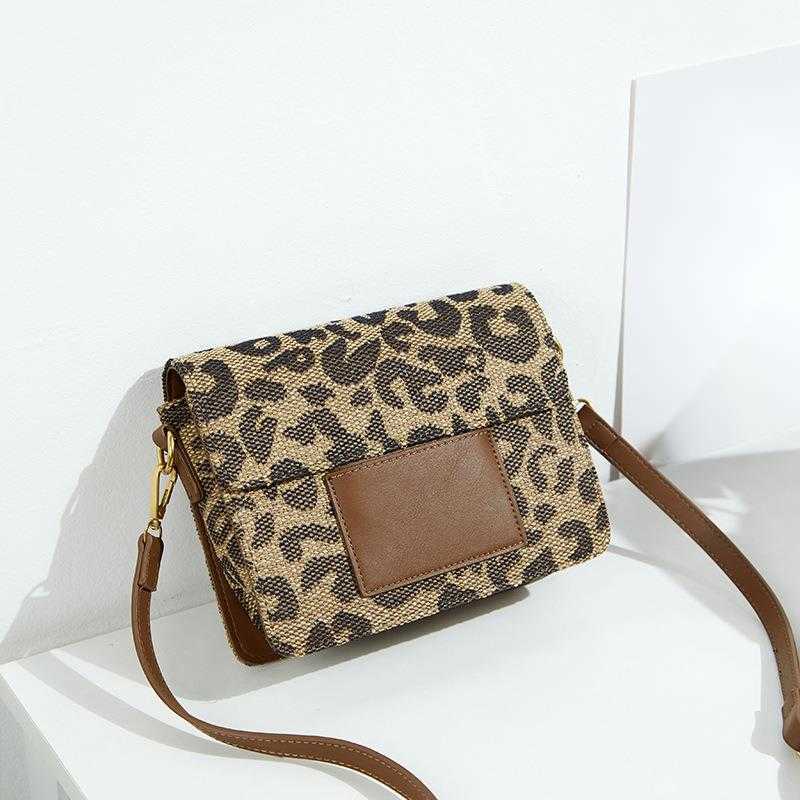 CMM Leopard Print Womens Armpit Bag Autumn Winter New Stylish and High End Shoulder Versatile Crossbody Small Square Bag