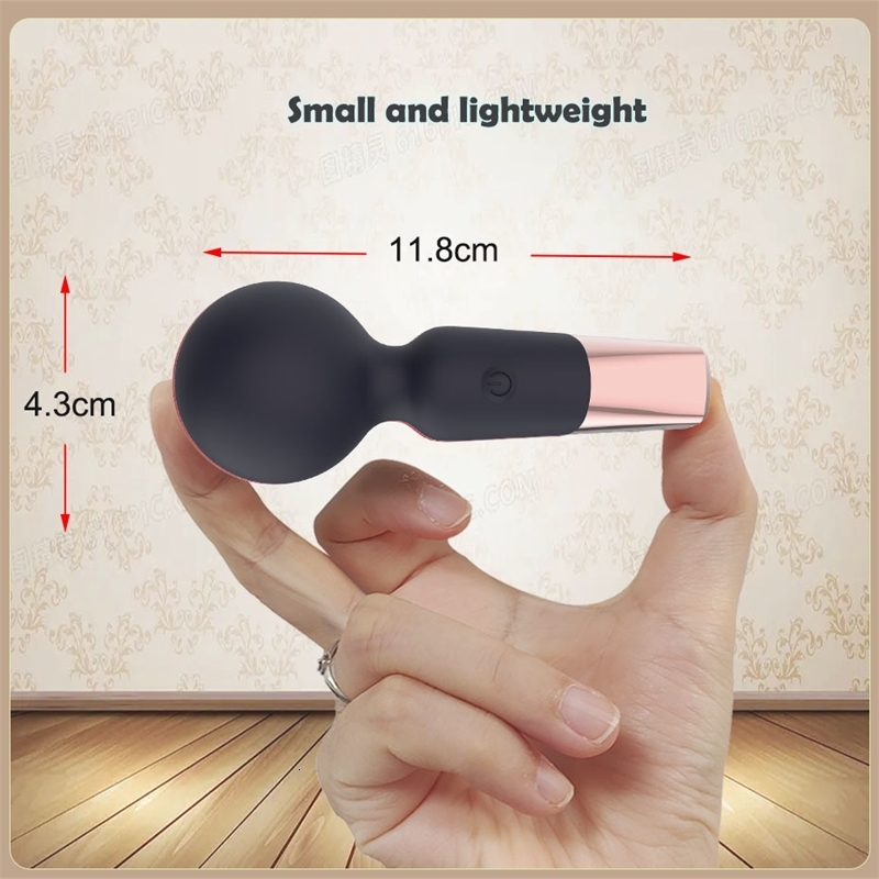 Powerful Mini AV Stick Vibrators for Women 10 Speeds Clit Vibrator Sex Toys for Woman Female Clitoris Stimulator Erotic Product 240914