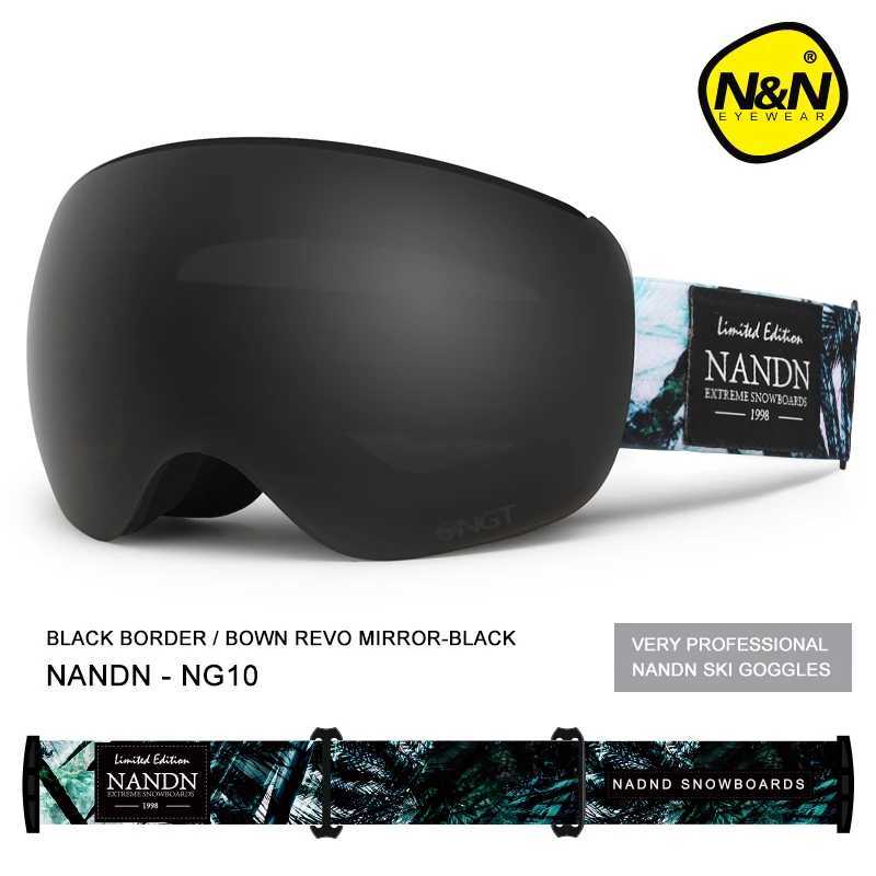 NANDN brand ski goggles mens ski goggles UV400 protective ski goggles anti fog ski mask NG10 CL241010