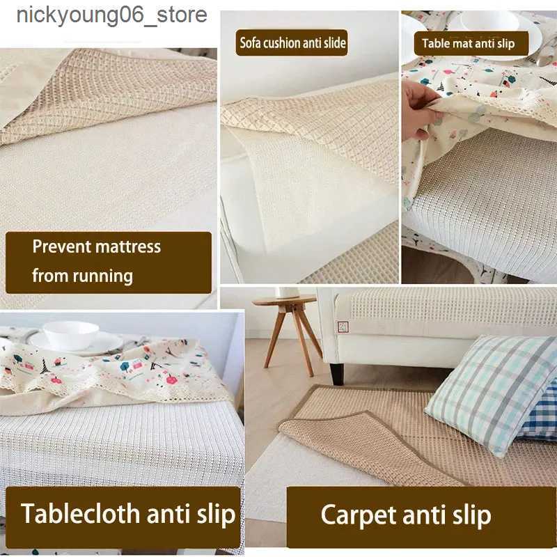 Non-Slip Bath Mats Ultra Anti Skid Area Rug Pad Non-slip Carpet Mat Grippers Floor Protection Cushion Washable PVC Foaming Sofa Yoga Mat Carpet Pad L2