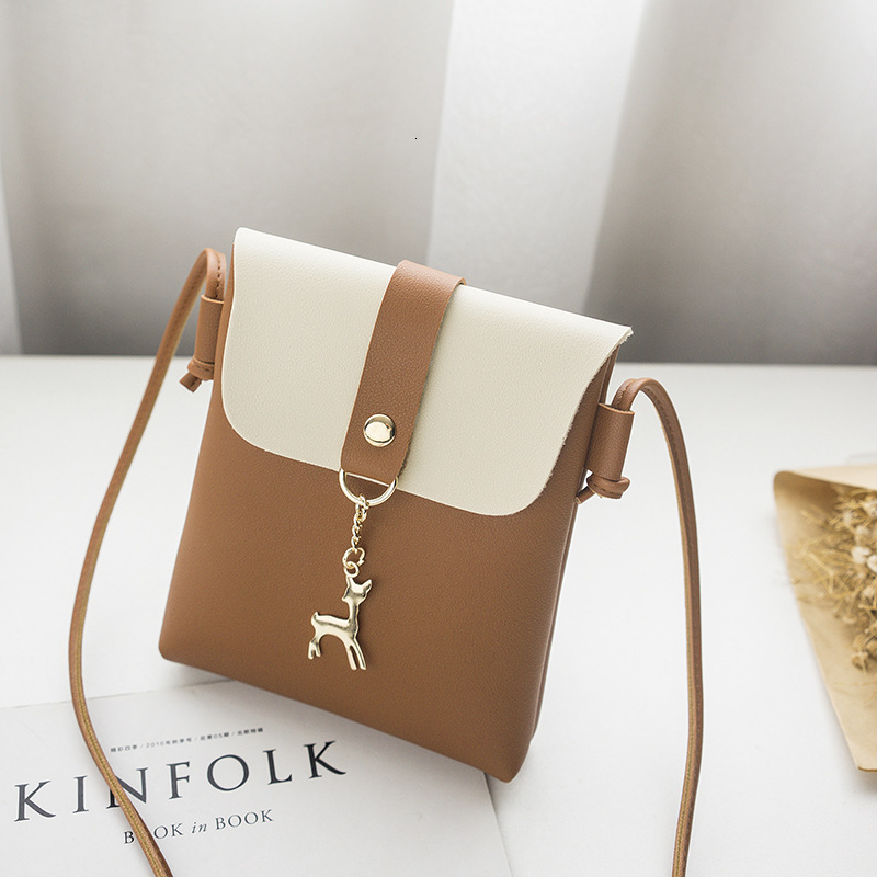 New 2024 designer bag Korean version deer hanging decoration women's single shoulder diagonal cross bag Pinduoduo