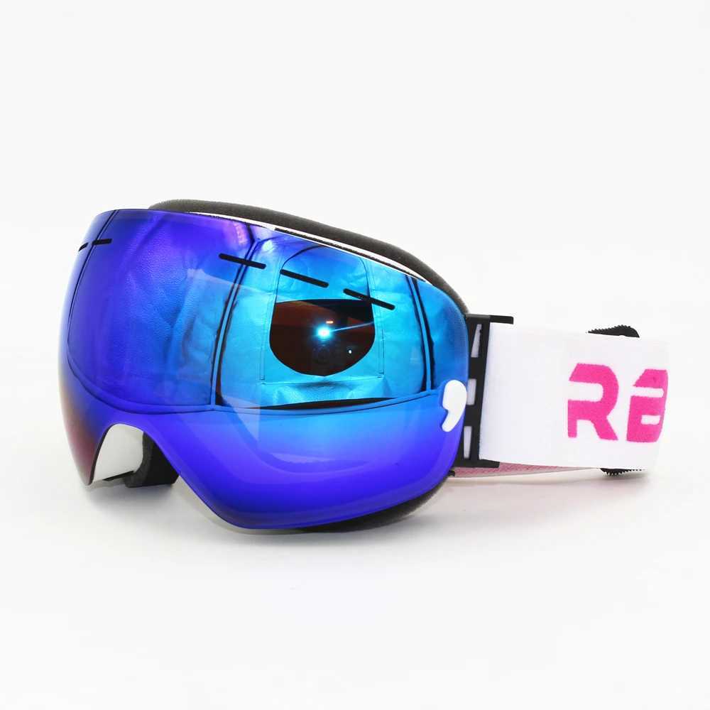 Brand new ski goggles with dual lens UV400 anti fog for adults ski goggles for women snow shoes with box CL241010