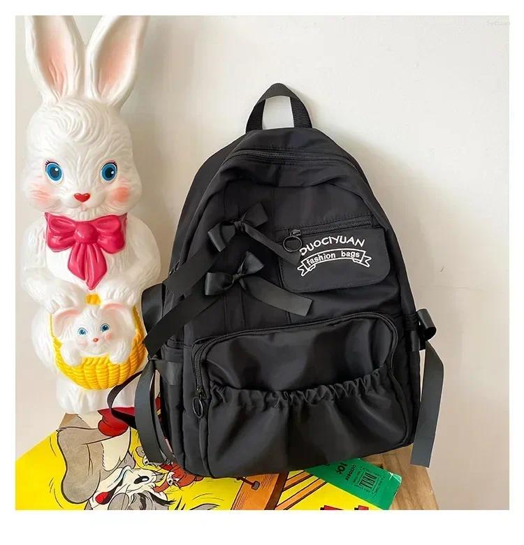 2025 NEW School Bags Backpack Fresh And Sweet Middle Schoolbag High Capacity Korean Junior Student Girl zhanyishengli