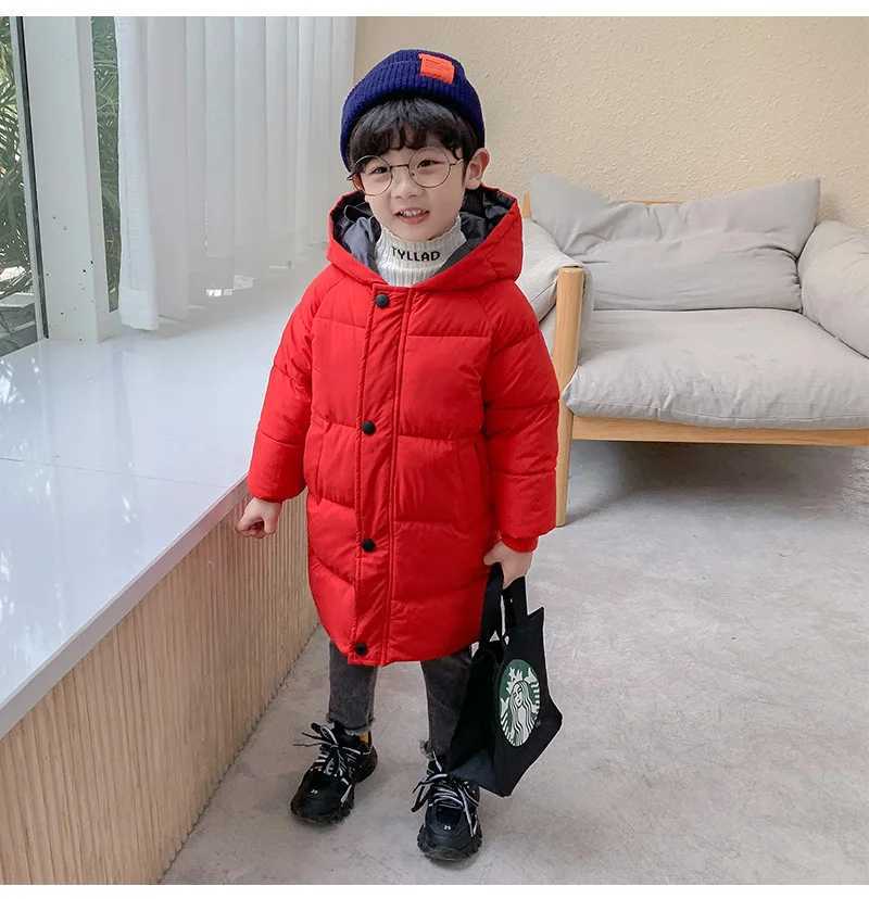 Down Coat Womens Jacket 4-12Y Thick Warm Fashion H241010