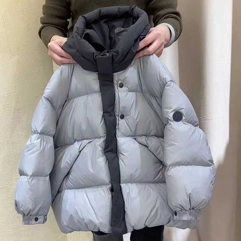 Down Coat 2024 New Boys Winter Jacket Thick Coat Youth Cotton Jacket Fashion Sports Jacket TR212 H241010
